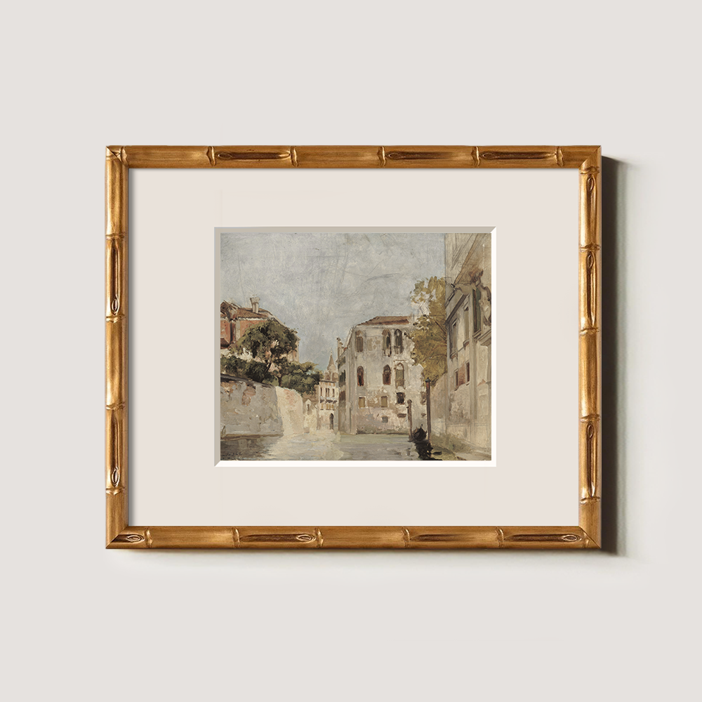 Whispering Venetian Passageway Watercolor Reverie