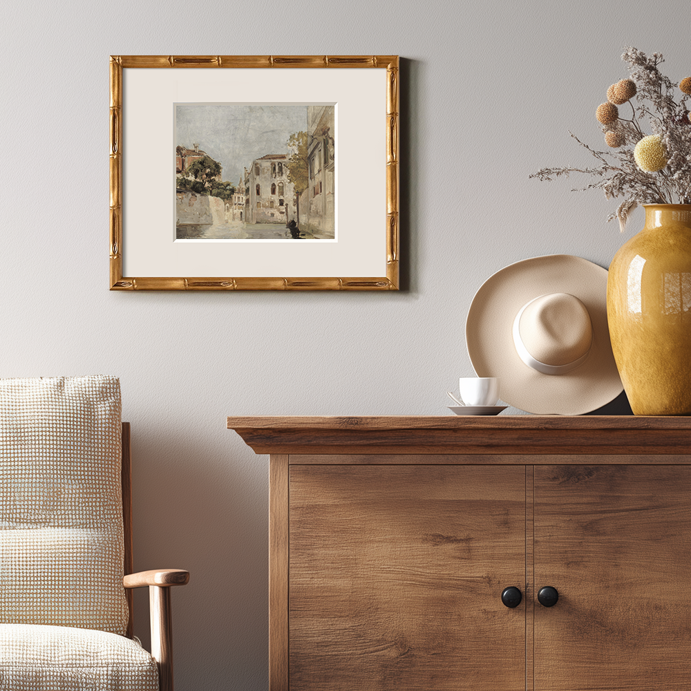 Whispering Venetian Passageway Watercolor Reverie