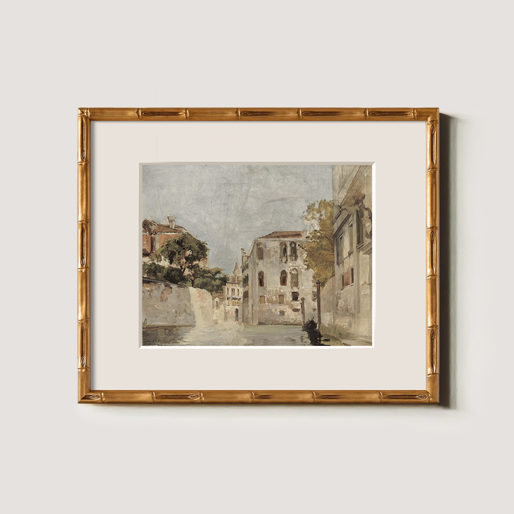 Whispering Venetian Passageway Watercolor Reverie