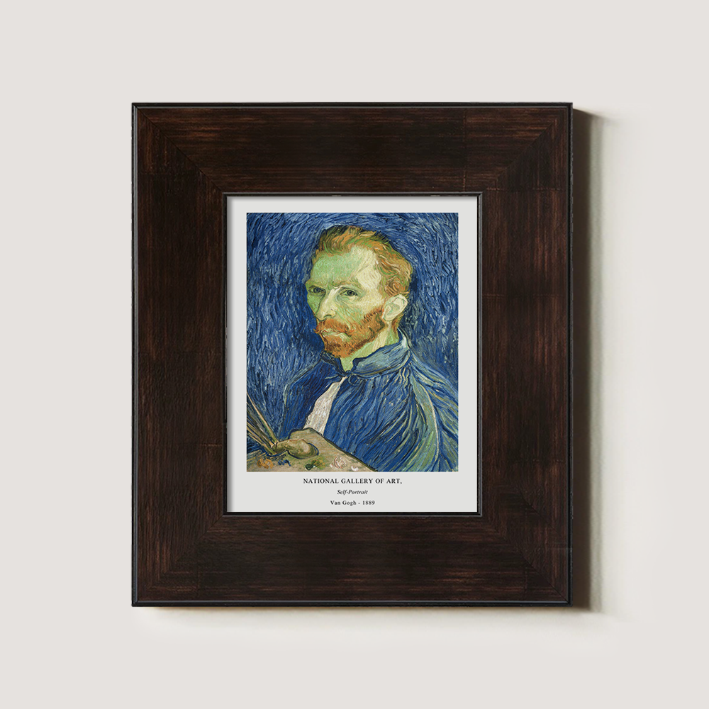 Bandaged Gaze Self-Portrait Post-Impressionist Reverie