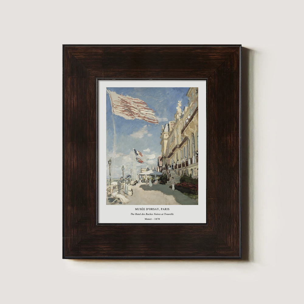 Festive Trouville Hotel Impressionist Reverie