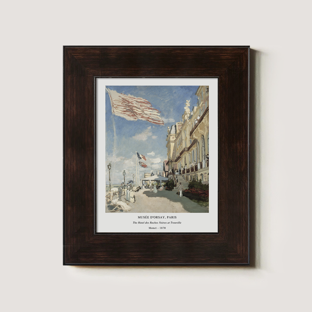 Festive Trouville Hotel Impressionist Reverie