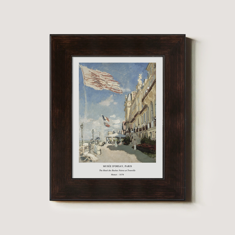 Festive Trouville Hotel Impressionist Reverie