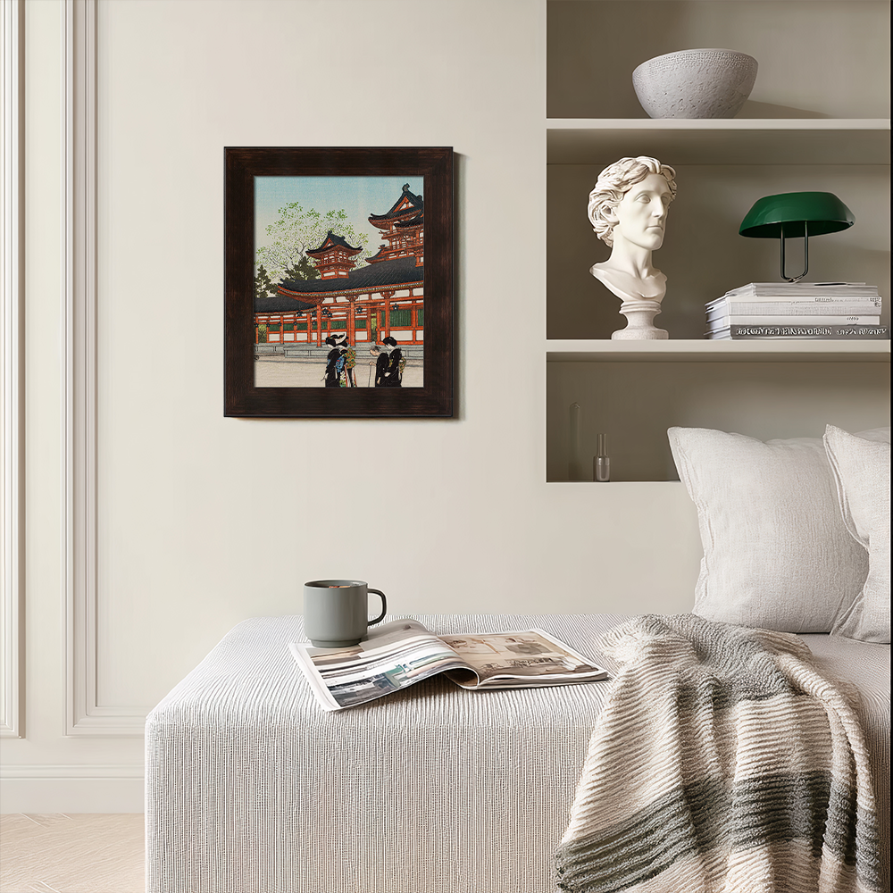 Two Women at Tōdai-ji Temple, Nara
