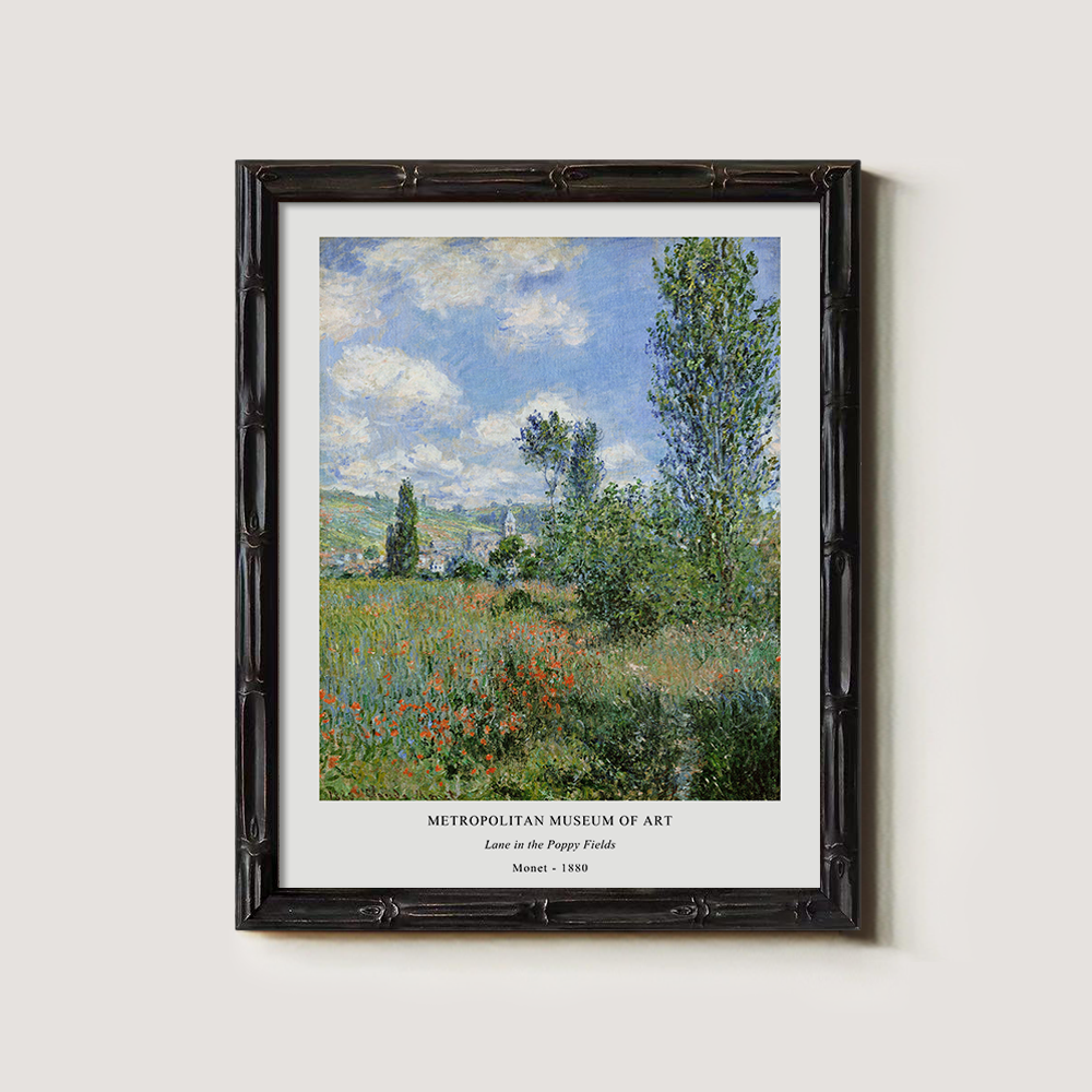 Lane in the Poppy Fields Impressionist Reverie