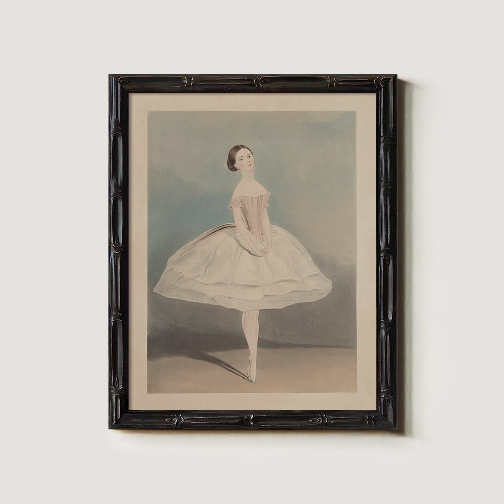 Ethereal Ballerina Watercolor Poise
