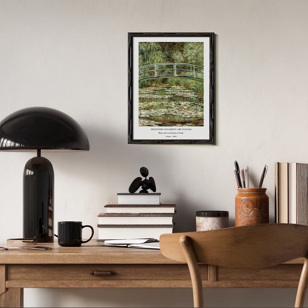 Japanese Bridge over Water Lilies Impressionist Reverie