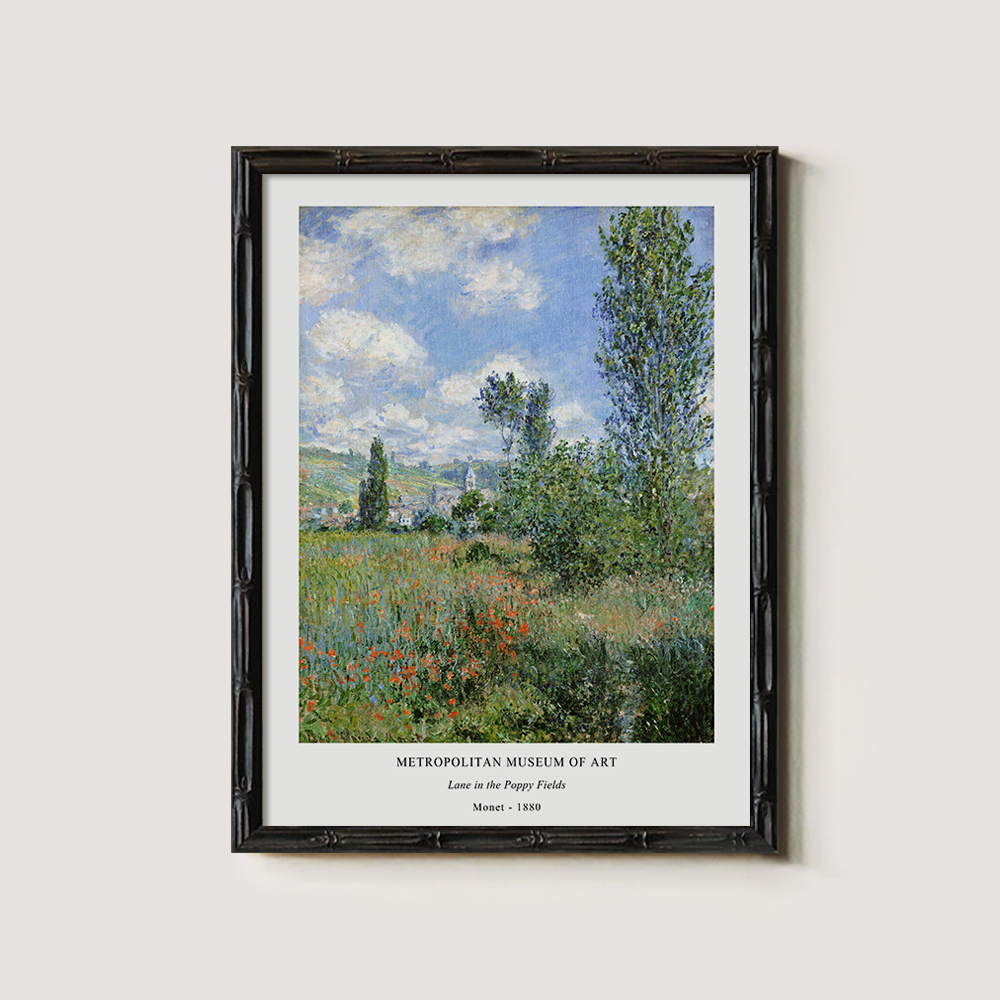 Lane in the Poppy Fields Impressionist Reverie