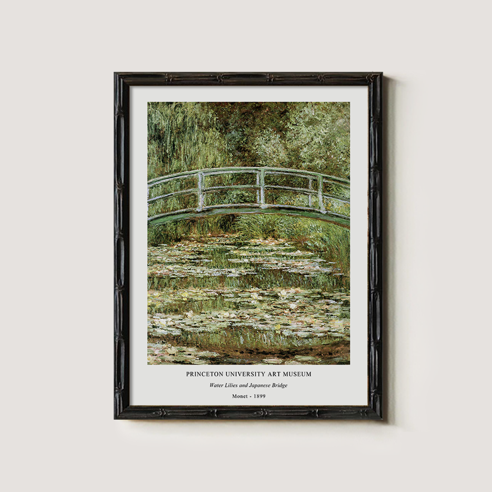 Japanese Bridge over Water Lilies Impressionist Reverie