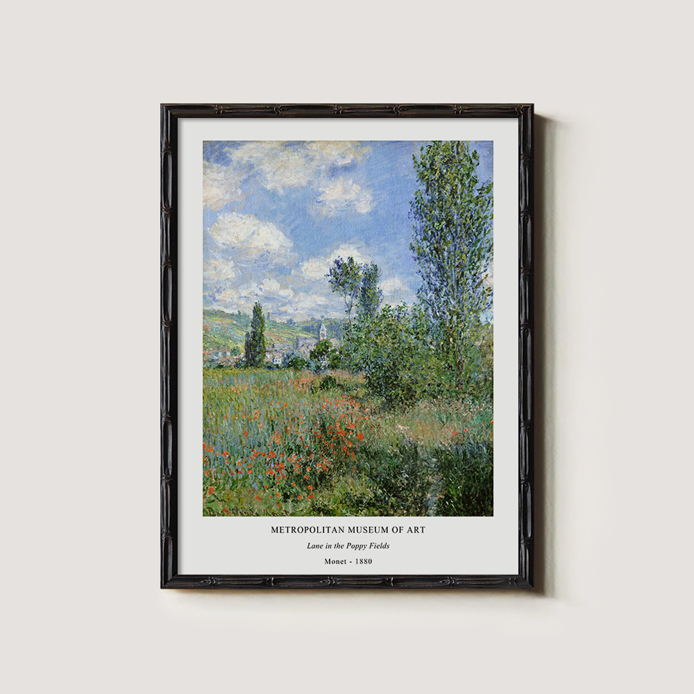 Lane in the Poppy Fields Impressionist Reverie