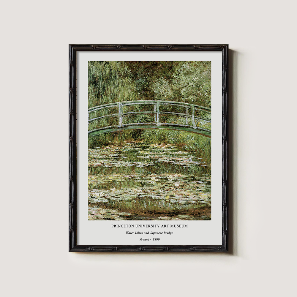 Japanese Bridge over Water Lilies Impressionist Reverie