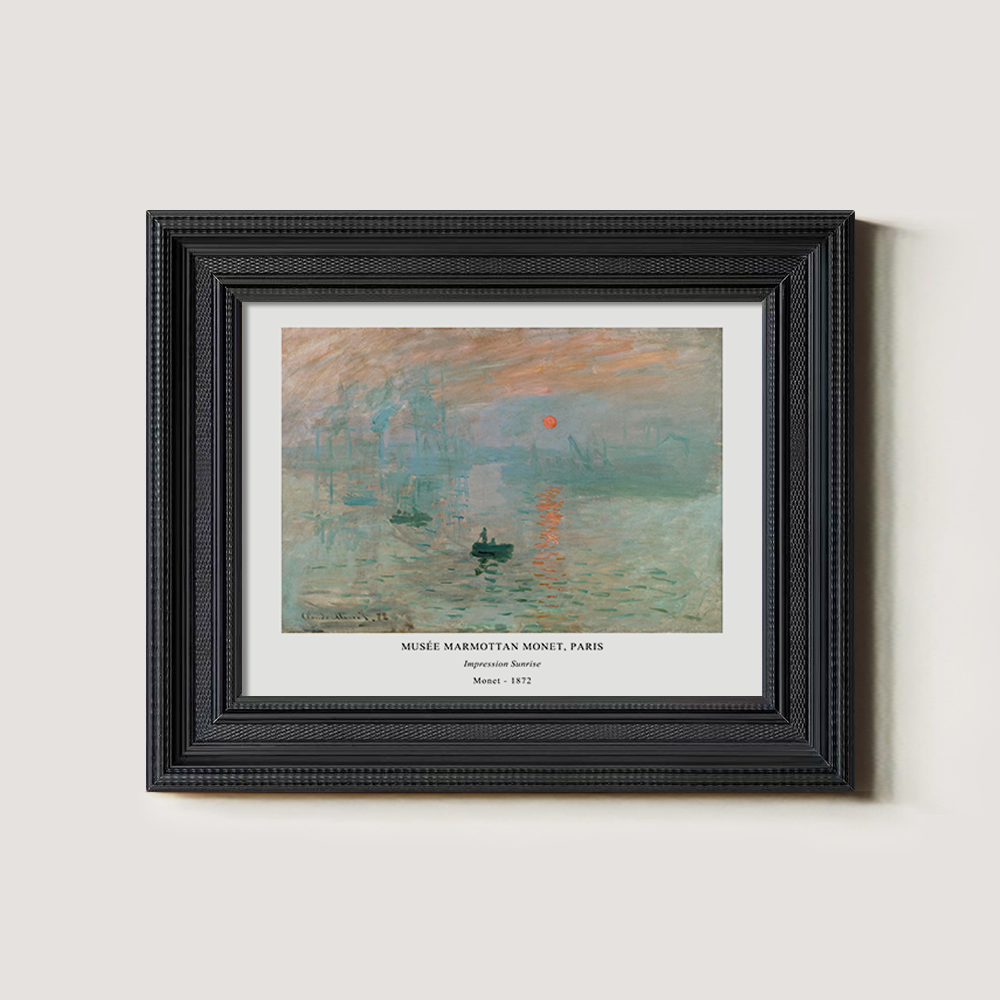 Impression, Sunrise Harbor Impressionist Reverie