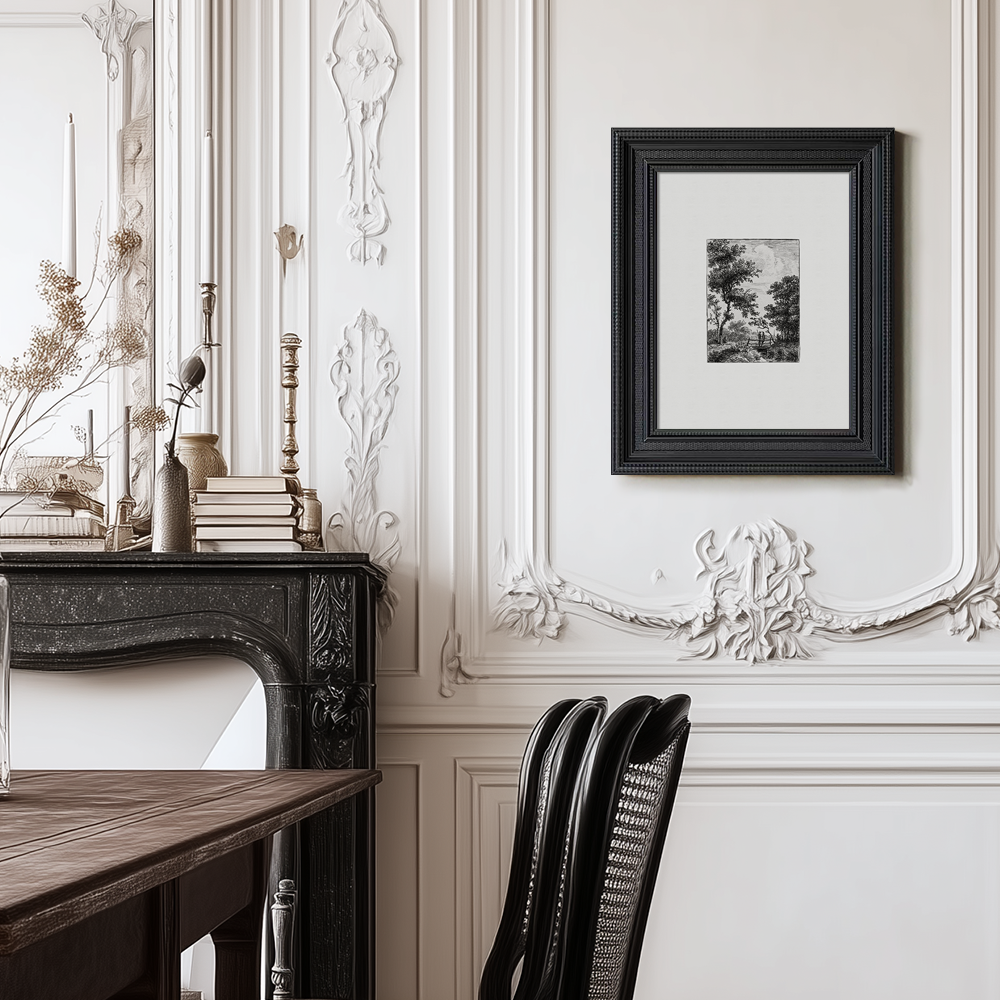 Ethereal Canopy Grove Etching Vignette