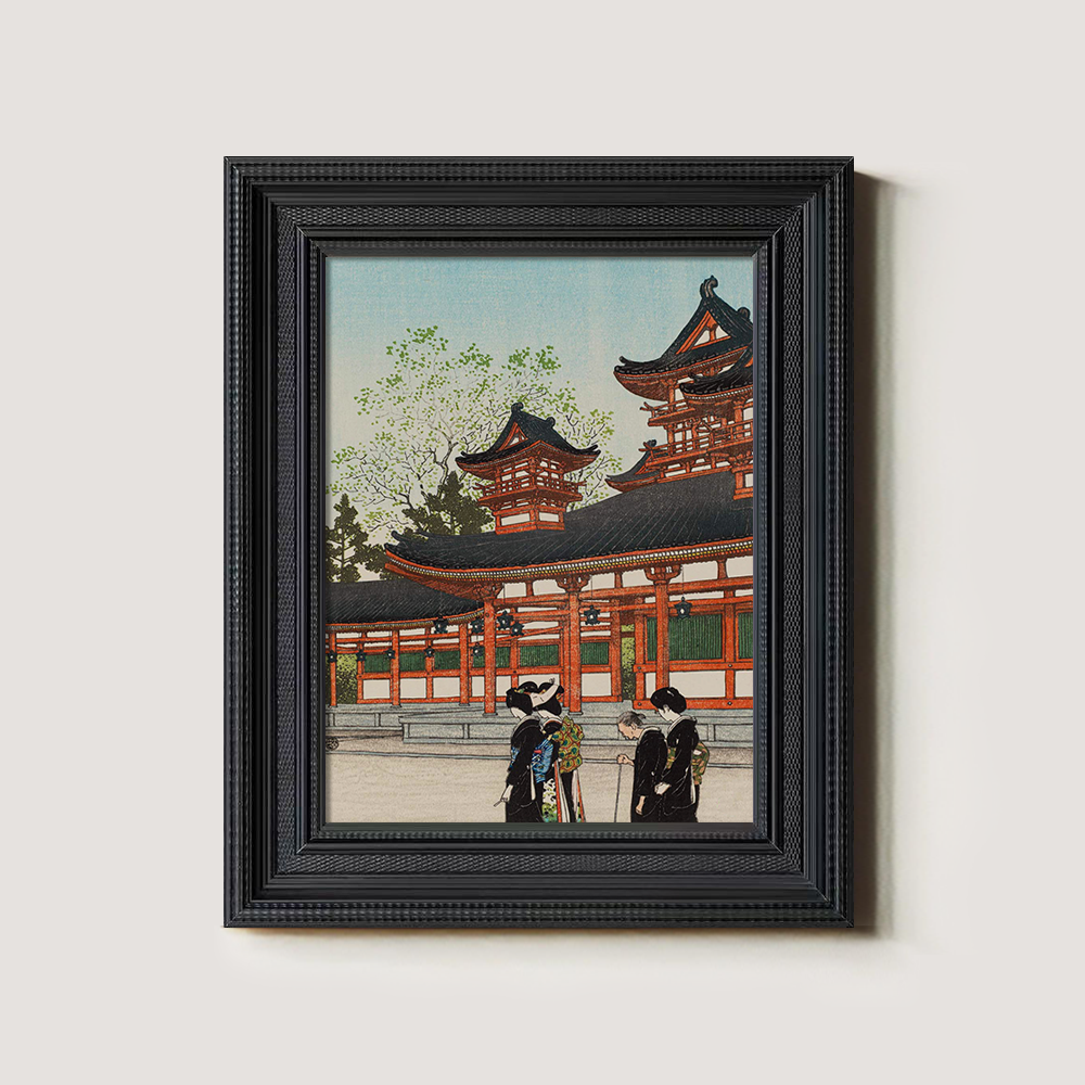Two Women at Tōdai-ji Temple, Nara