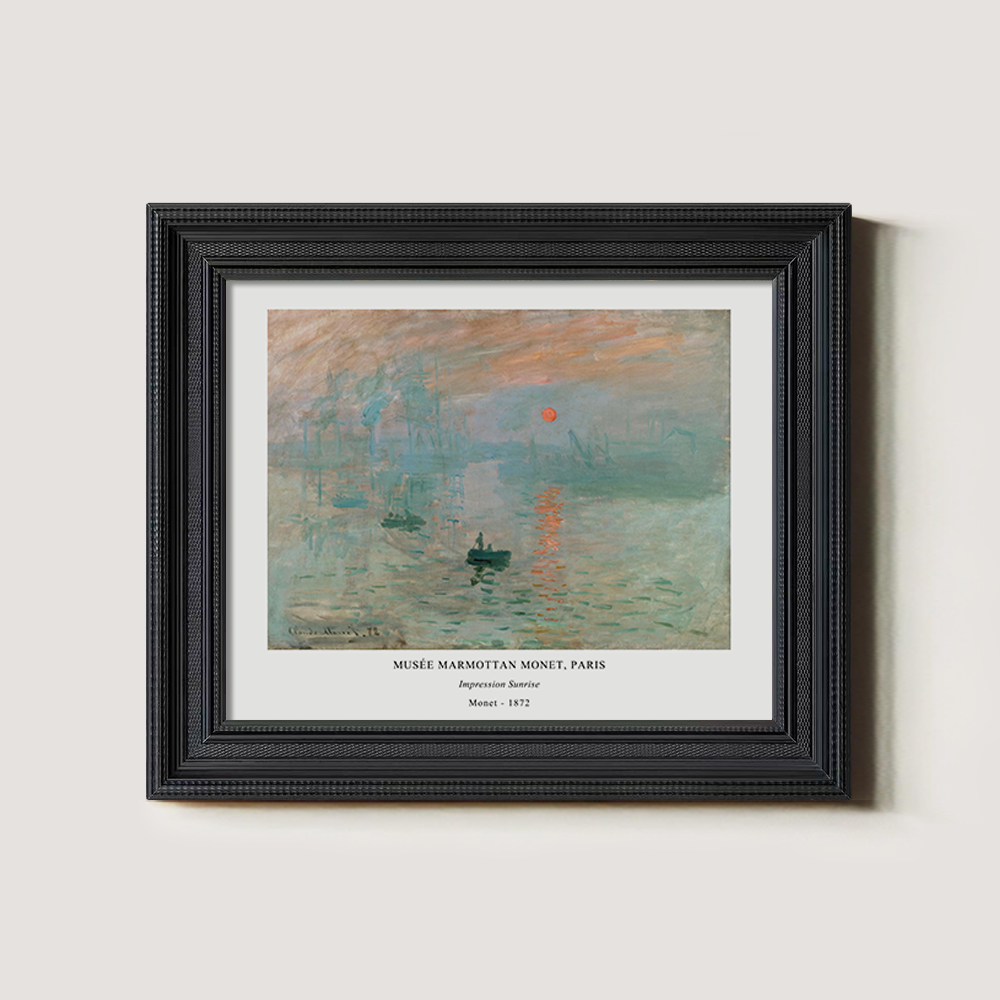 Impression, Sunrise Harbor Impressionist Reverie