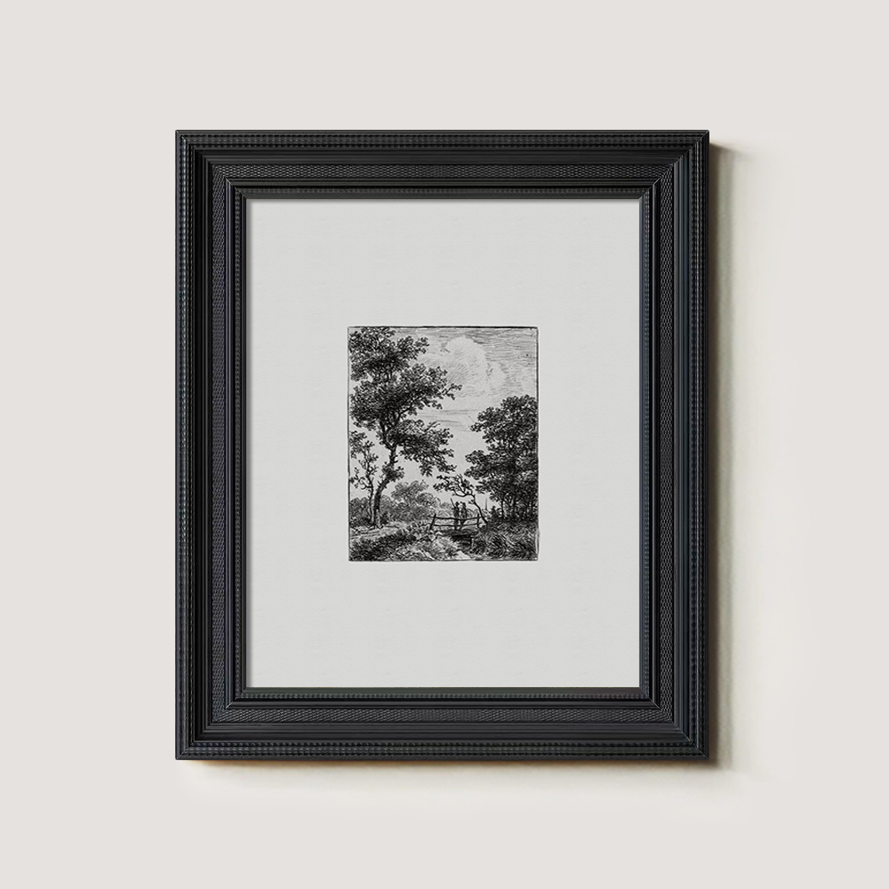 Ethereal Canopy Grove Etching Vignette