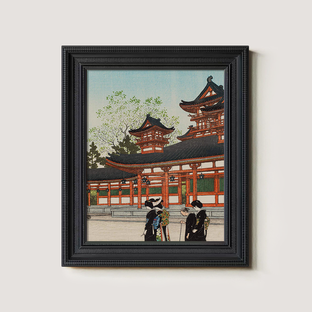 Two Women at Tōdai-ji Temple, Nara