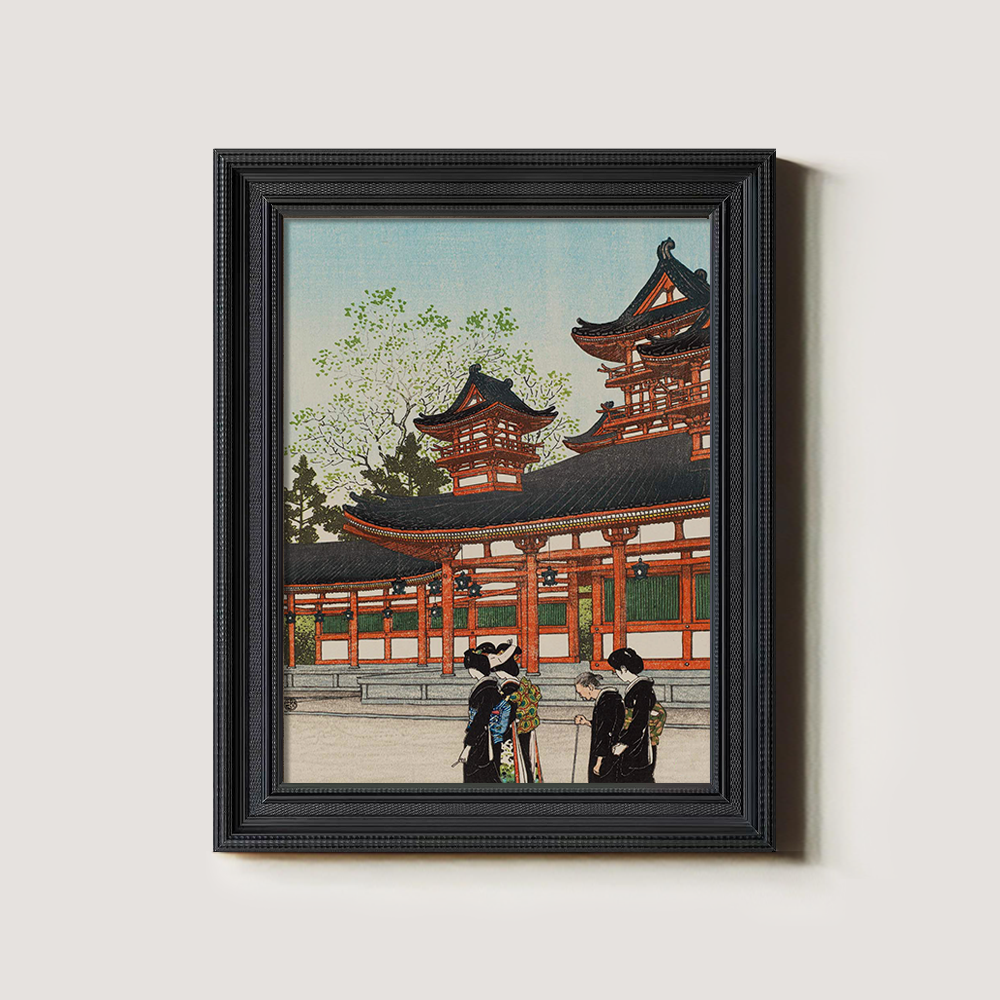 Two Women at Tōdai-ji Temple, Nara