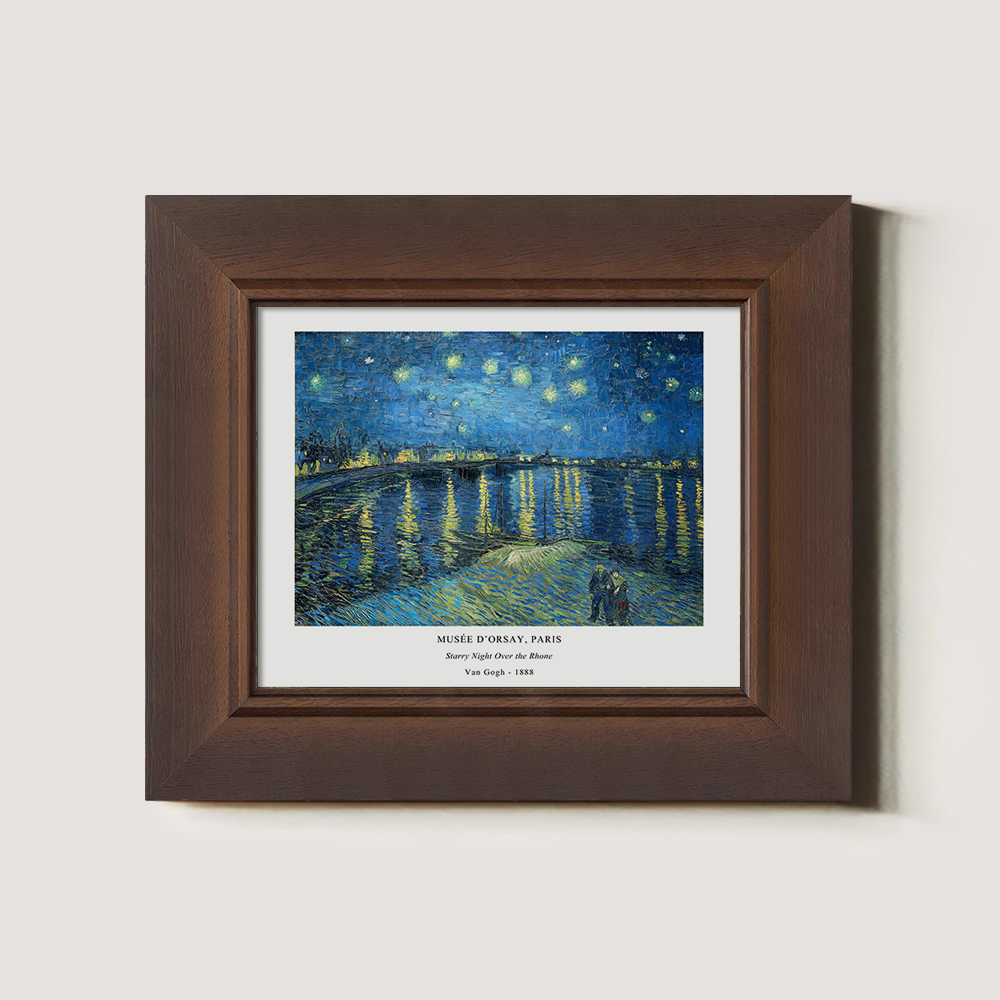 Starry Rhône Reverie Post-Impressionist Nocturne