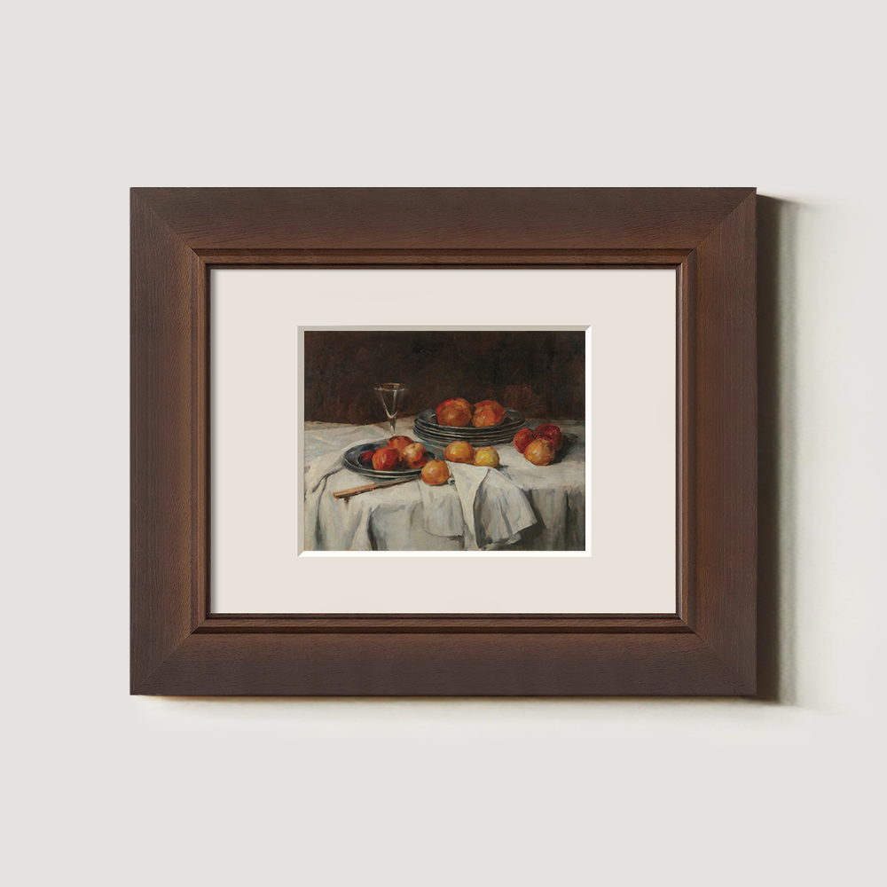 Still Life With A Basket Of Apples