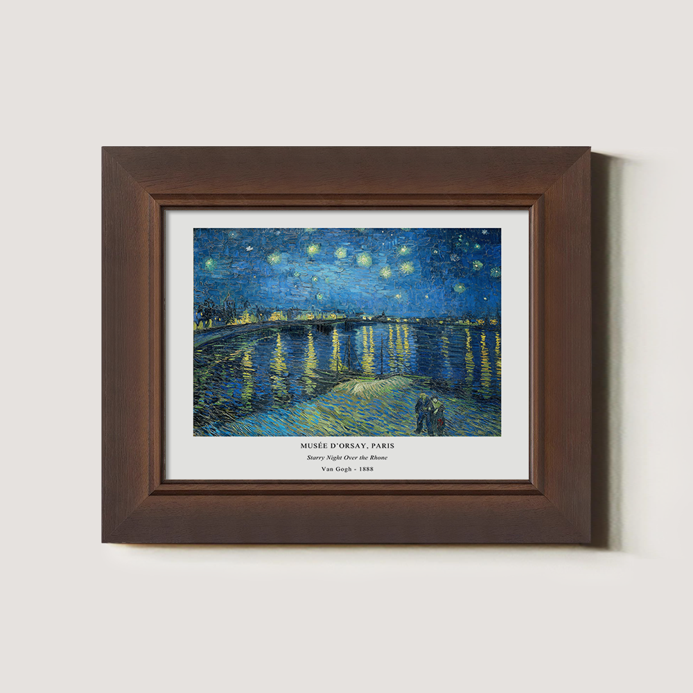 Starry Rhône Reverie Post-Impressionist Nocturne