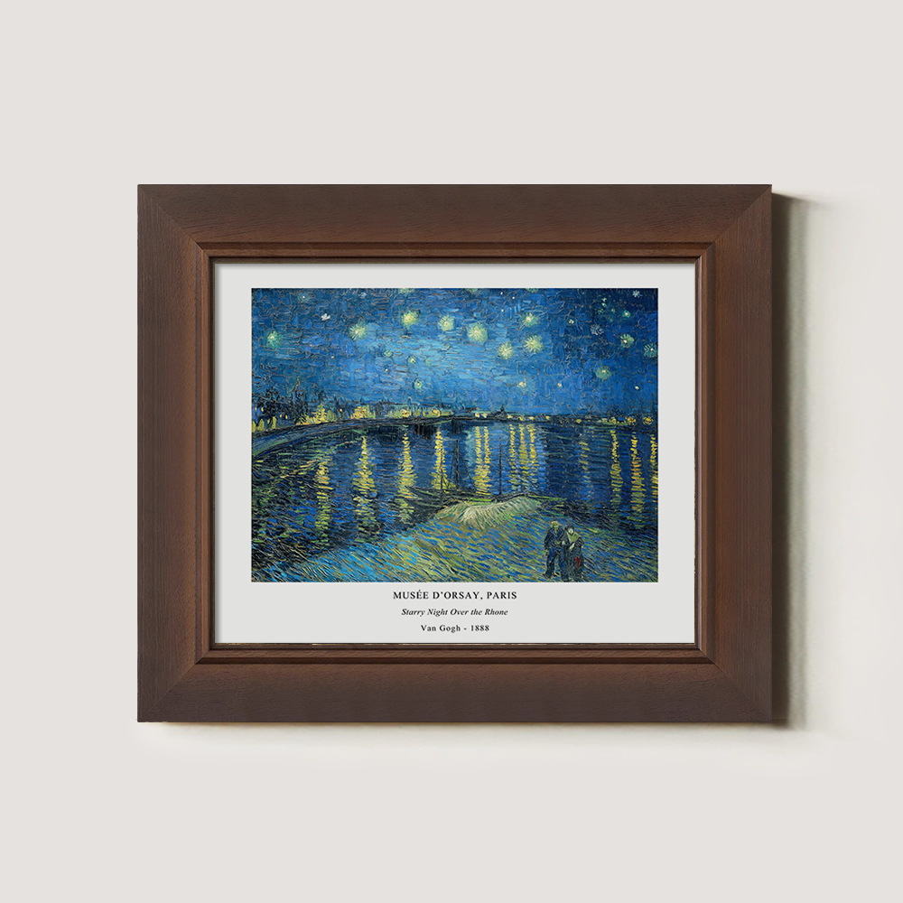 Starry Rhône Reverie Post-Impressionist Nocturne