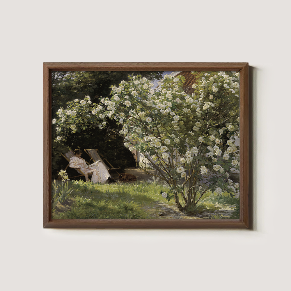 Blooming Garden Artist Watercolor Reverie