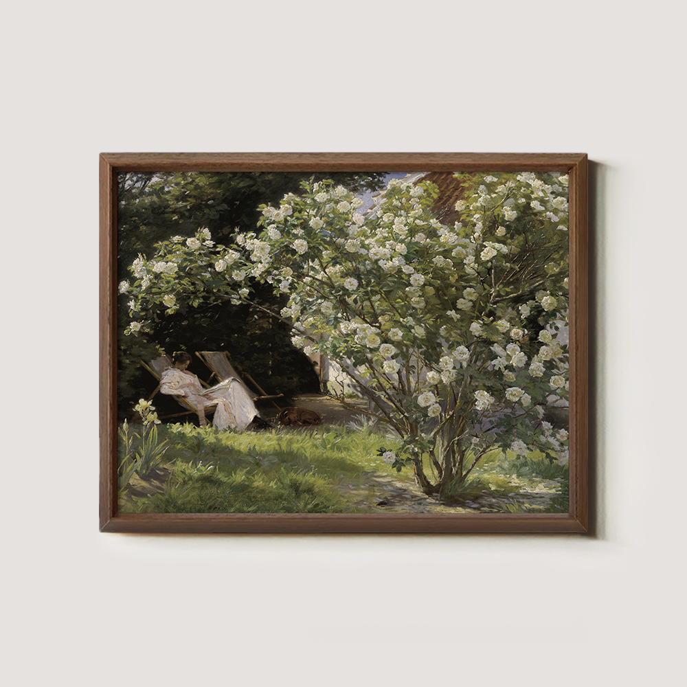 Blooming Garden Artist Watercolor Reverie