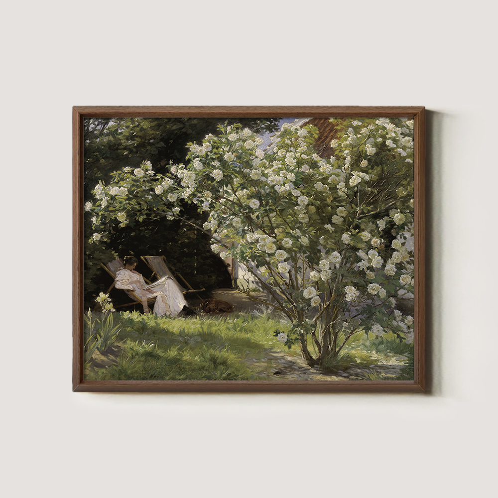 Blooming Garden Artist Watercolor Reverie