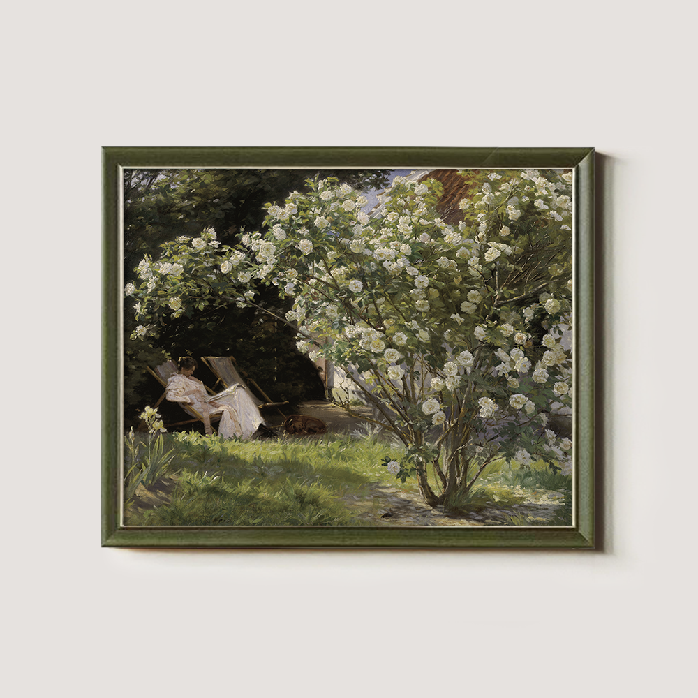 Blooming Garden Artist Watercolor Reverie