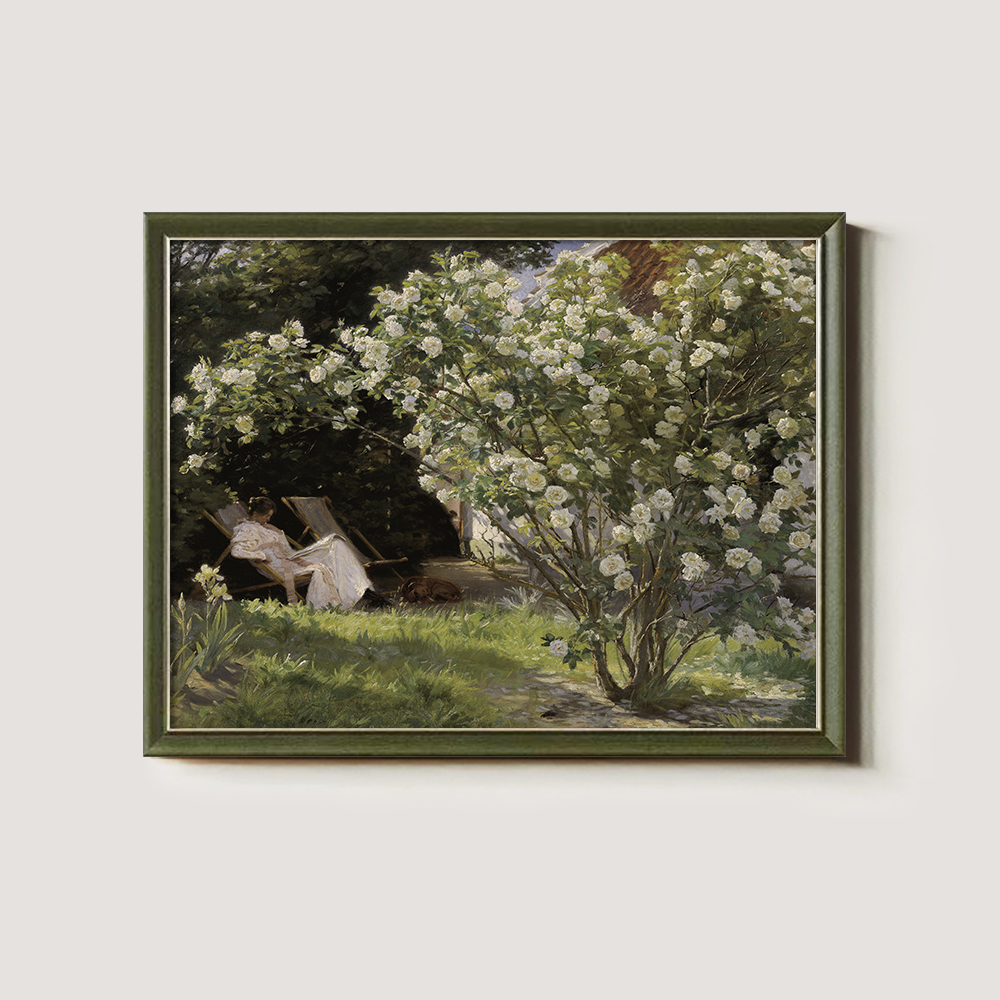 Blooming Garden Artist Watercolor Reverie