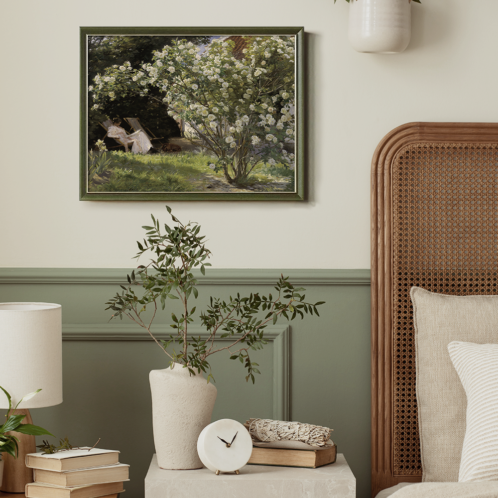 Blooming Garden Artist Watercolor Reverie