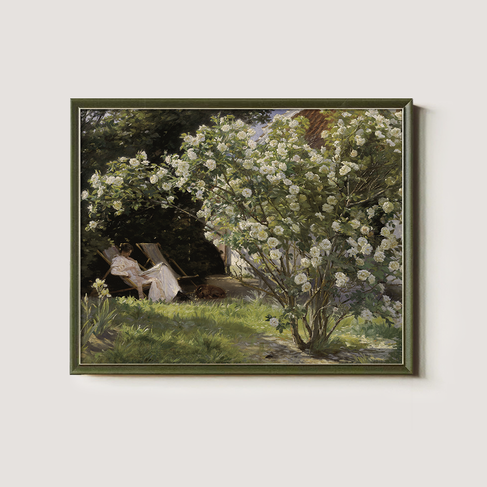 Blooming Garden Artist Watercolor Reverie