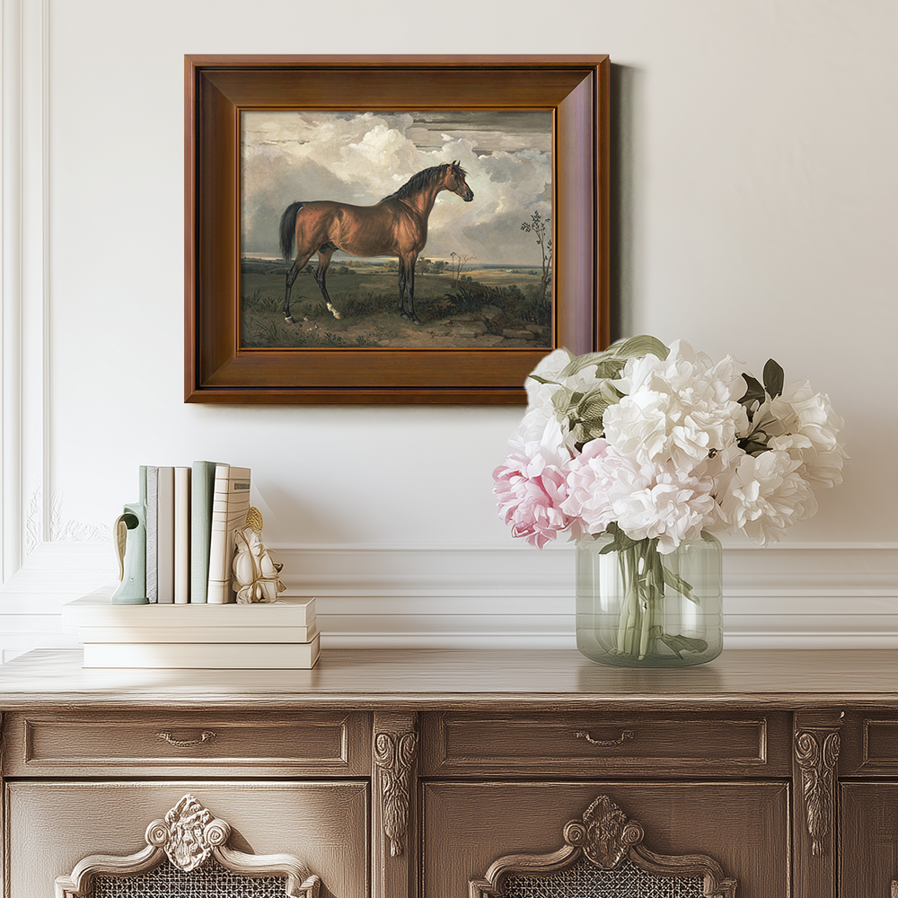 Vintage Full-Body Horse Art