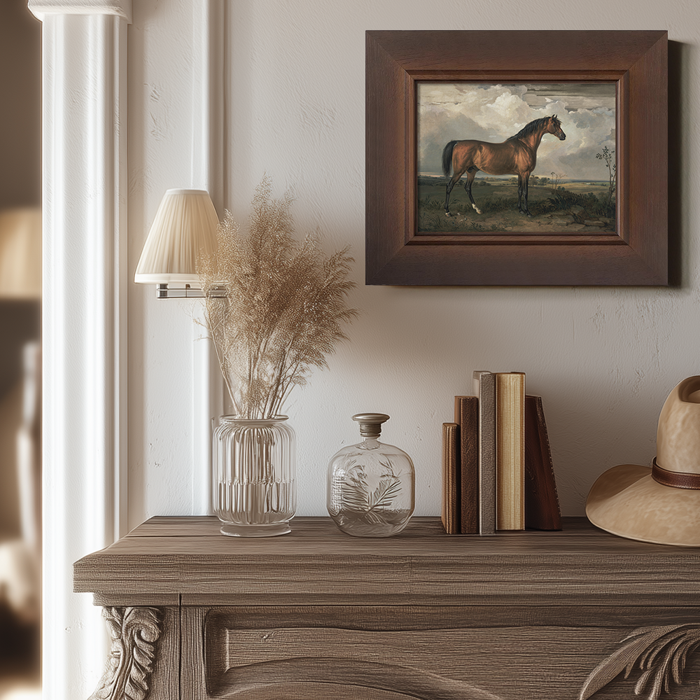 Vintage Full-Body Horse Art