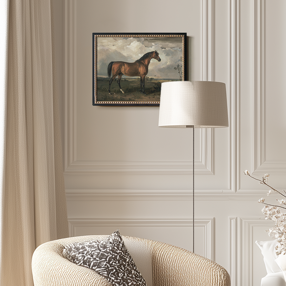 Vintage Full-Body Horse Art