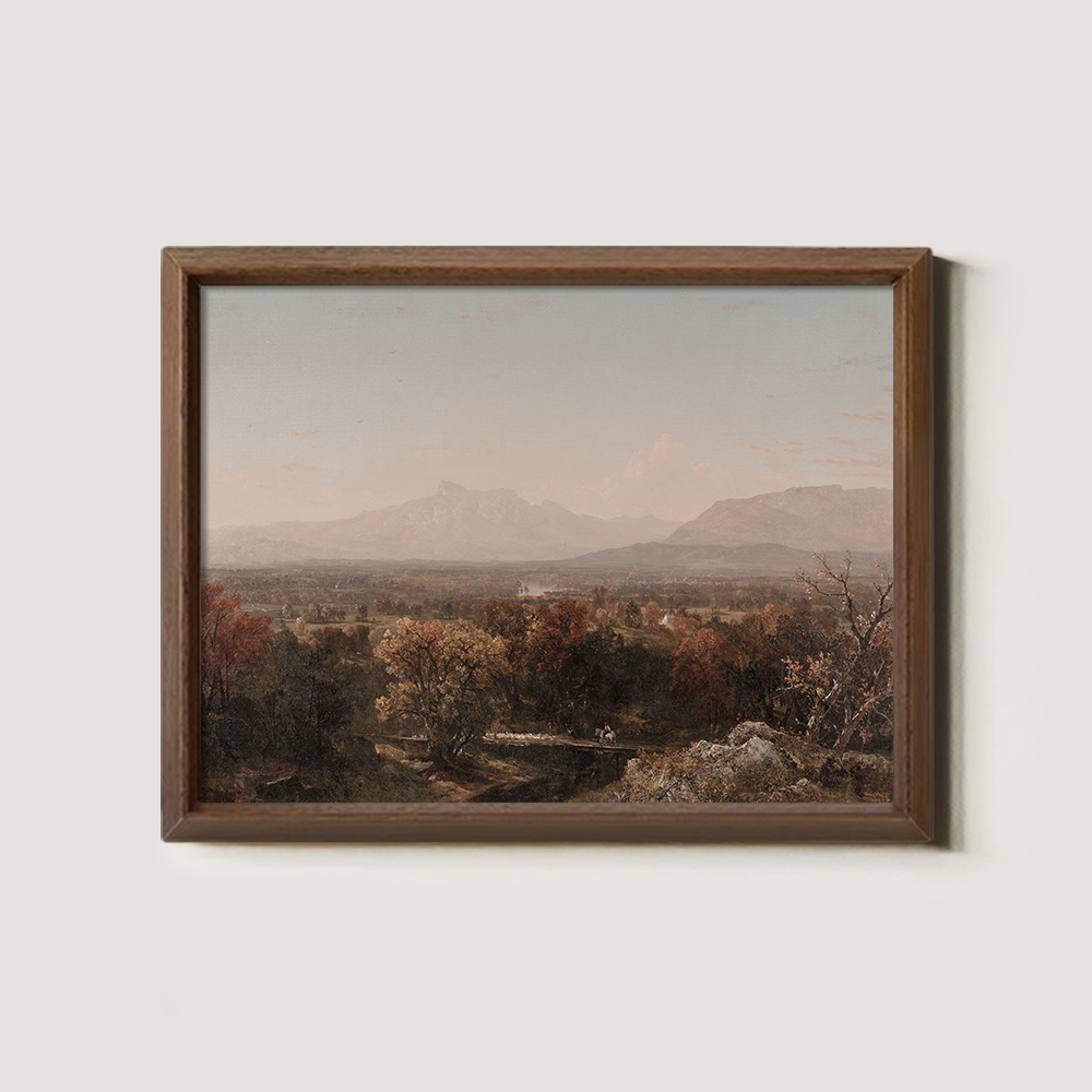 Hazy Autumn Valley Traverse