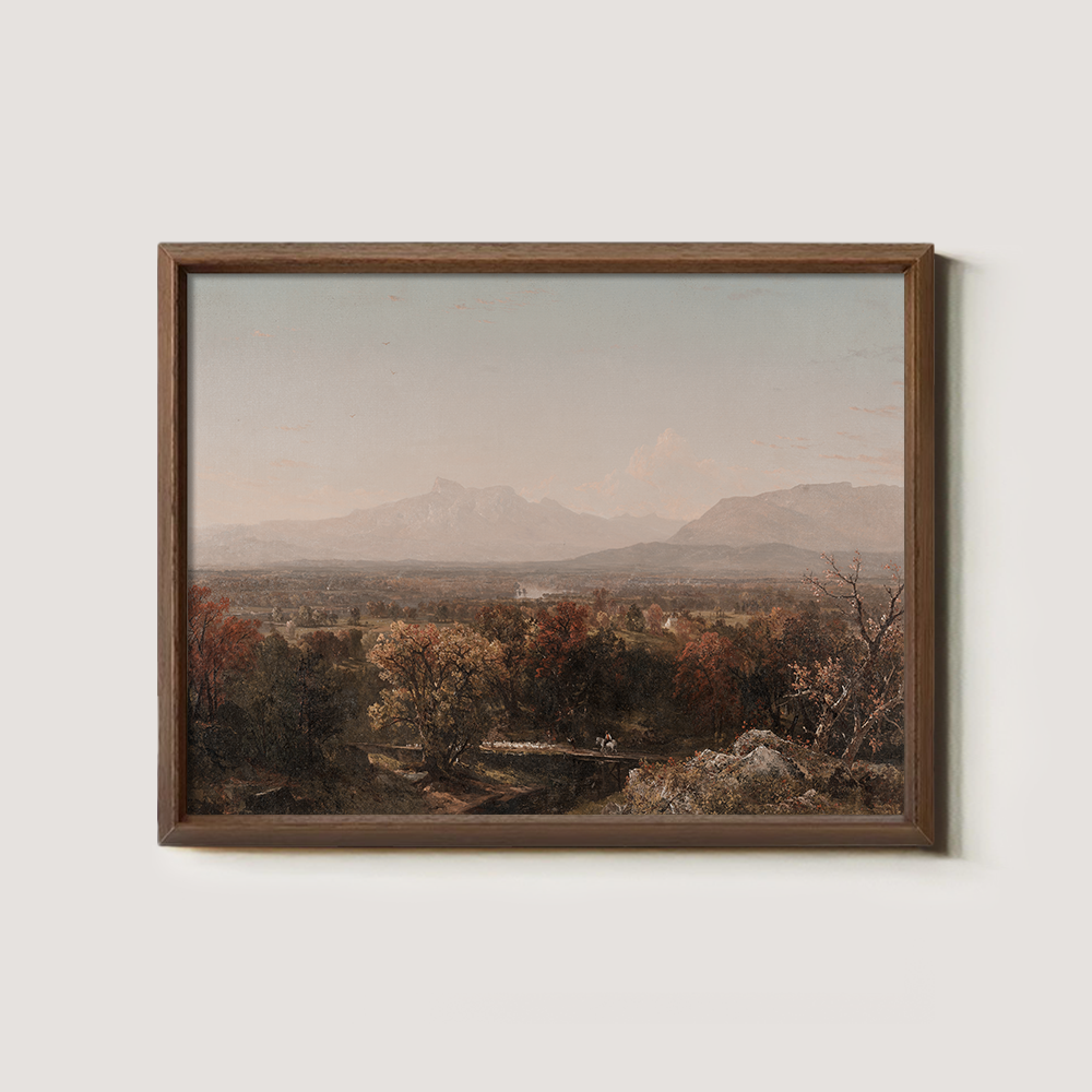 Hazy Autumn Valley Traverse