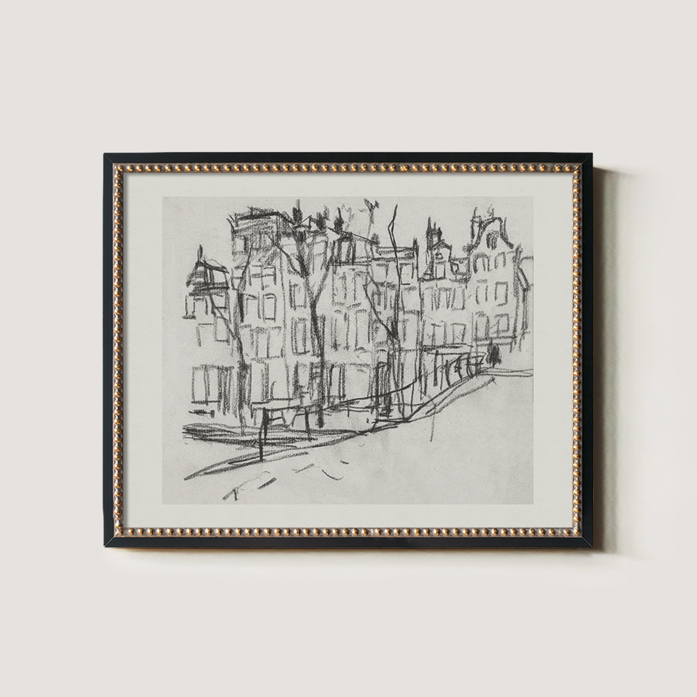 Timeless Amsterdam Gables Ink Vignette