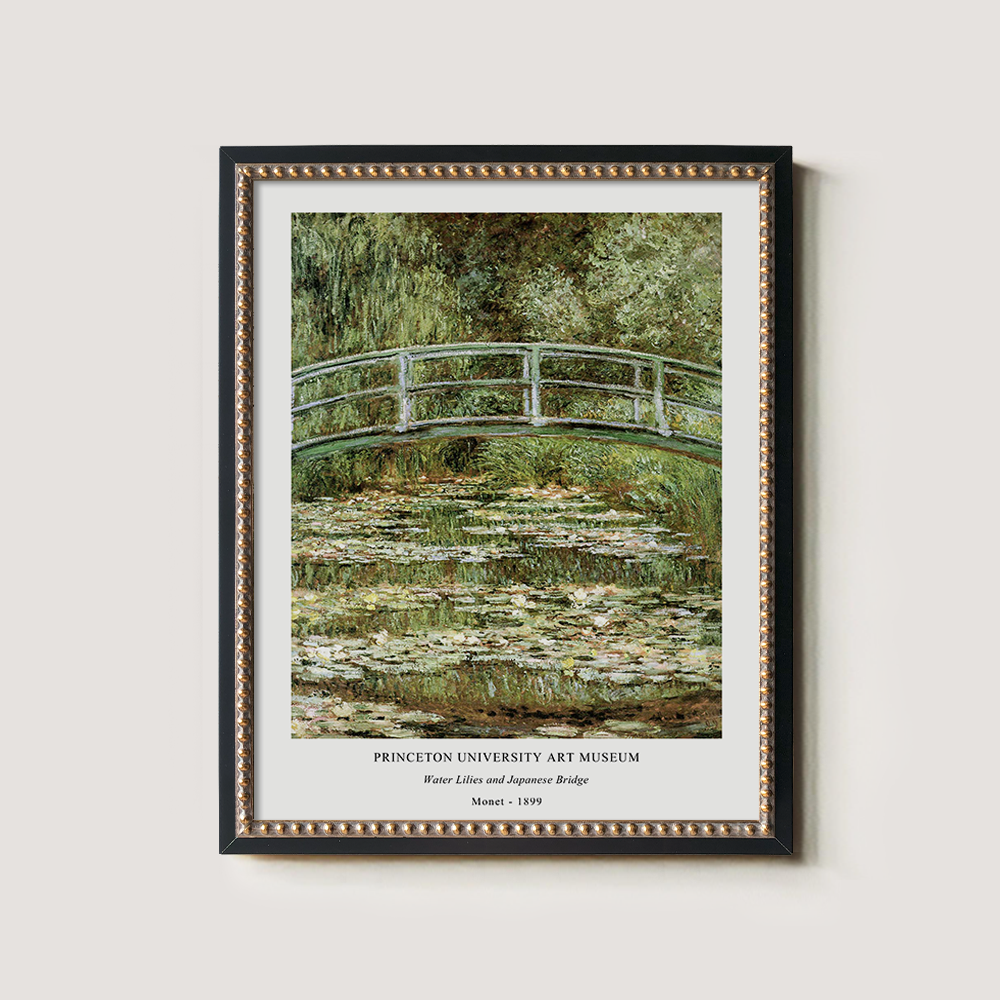 Japanese Bridge over Water Lilies Impressionist Reverie