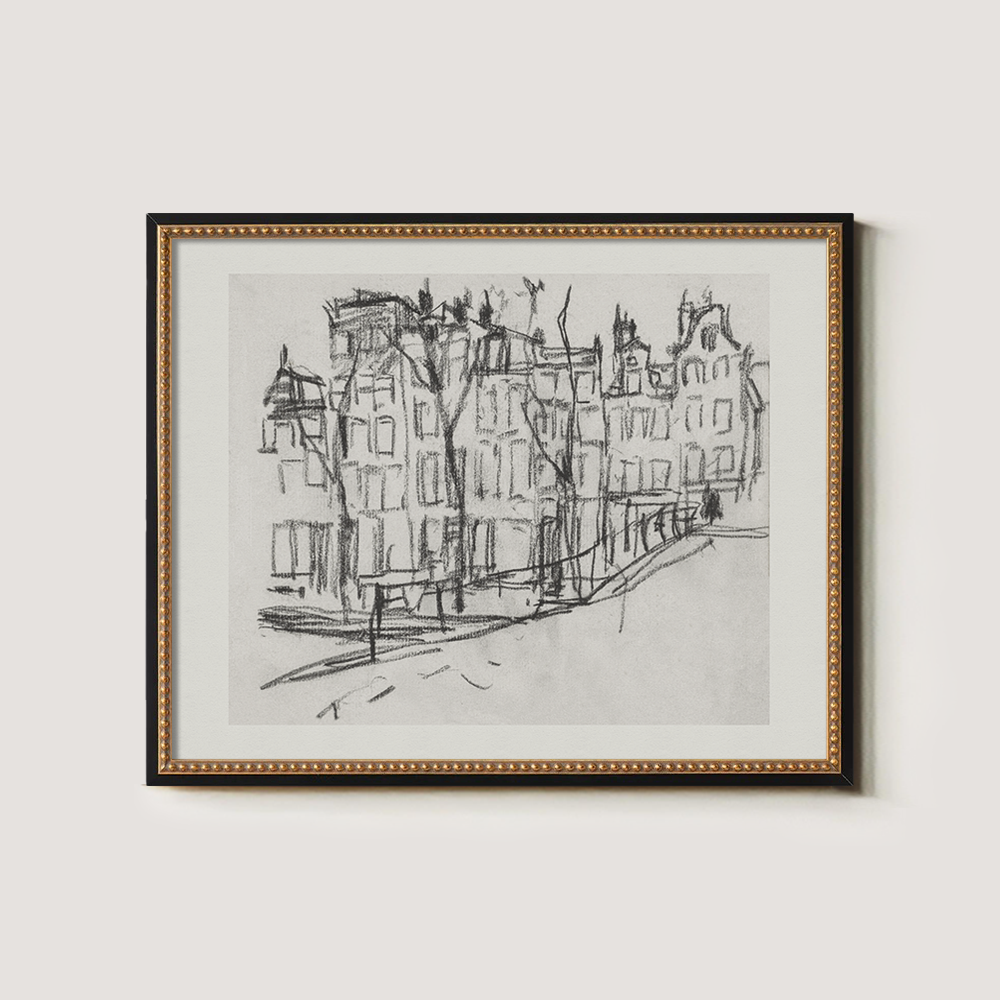 Timeless Amsterdam Gables Ink Vignette