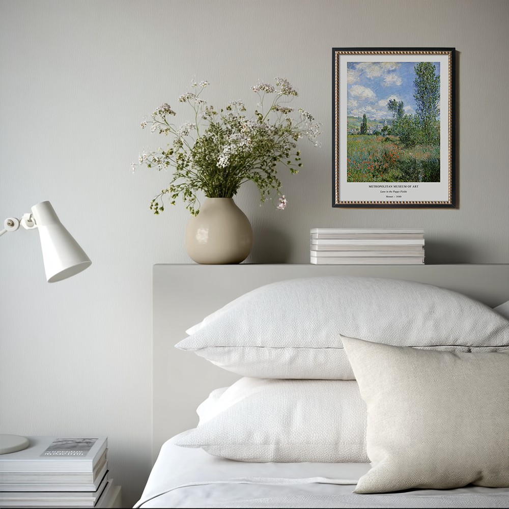 Lane in the Poppy Fields Impressionist Reverie