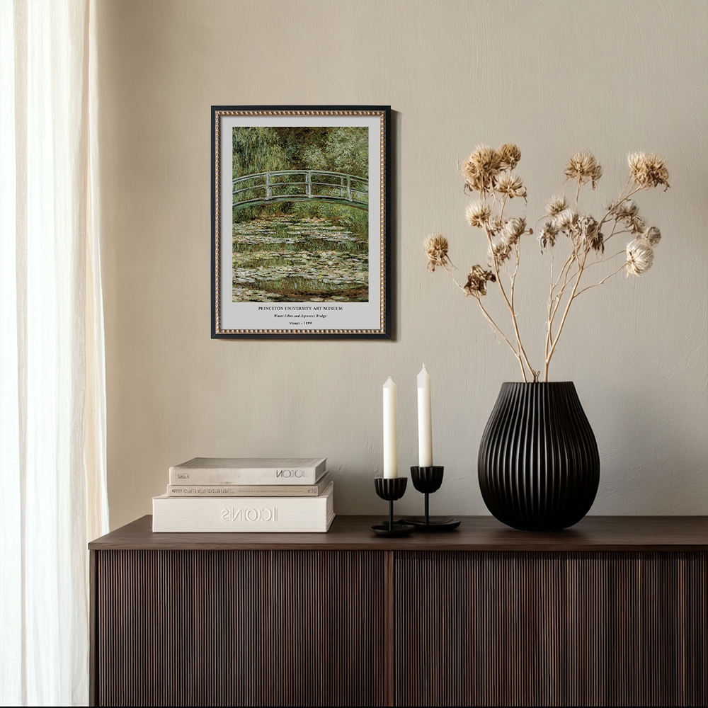 Japanese Bridge over Water Lilies Impressionist Reverie