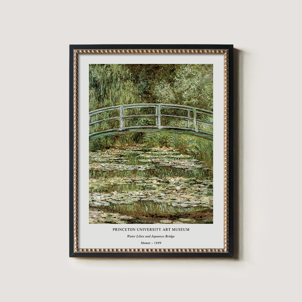 Japanese Bridge over Water Lilies Impressionist Reverie