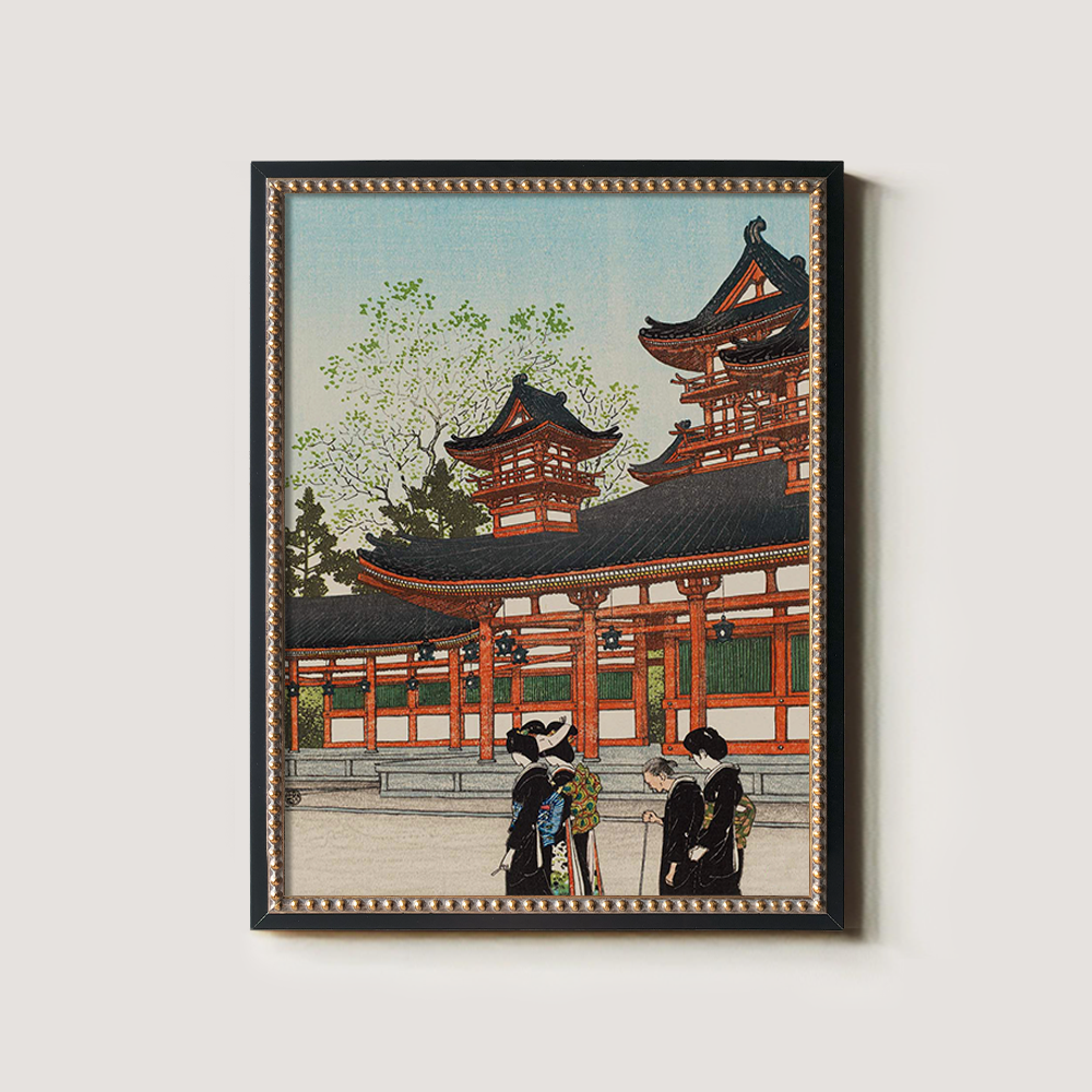 Two Women at Tōdai-ji Temple, Nara