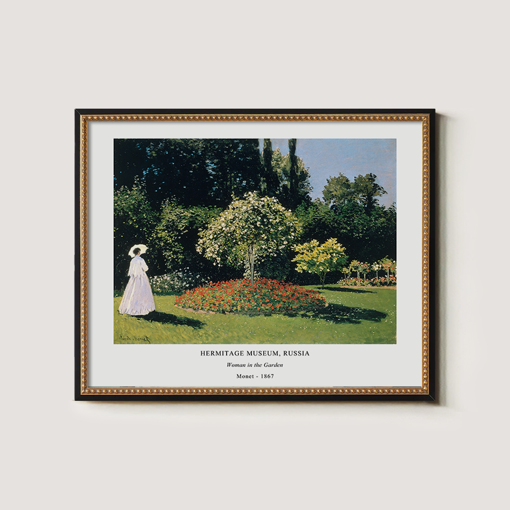 Sunlit Garden Stroll Impressionist Reverie