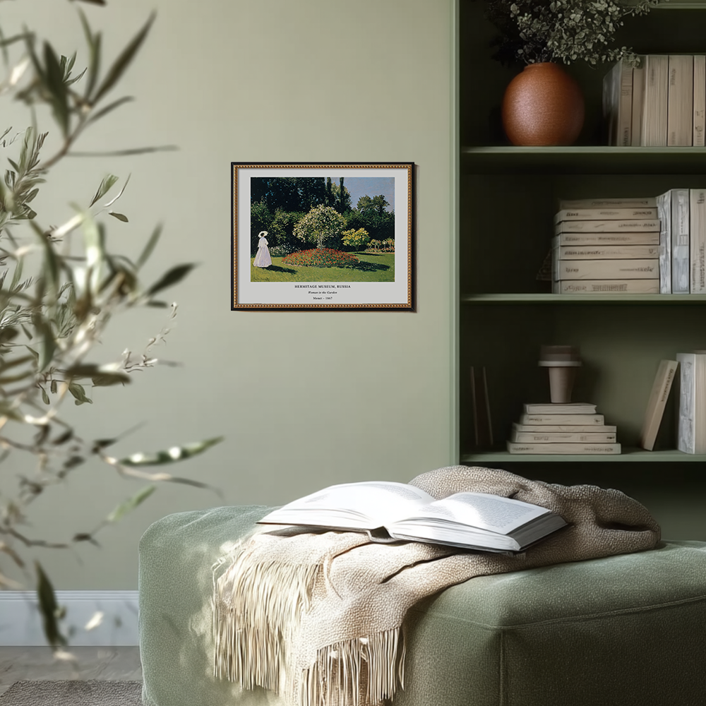 Sunlit Garden Stroll Impressionist Reverie