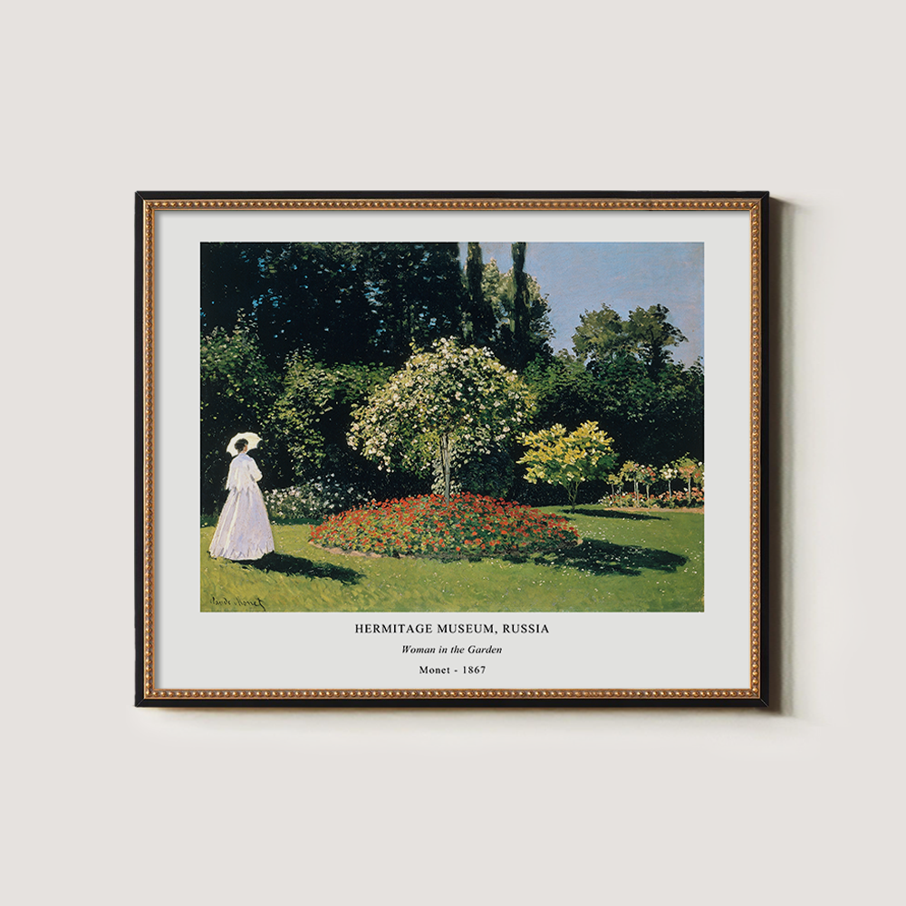 Sunlit Garden Stroll Impressionist Reverie