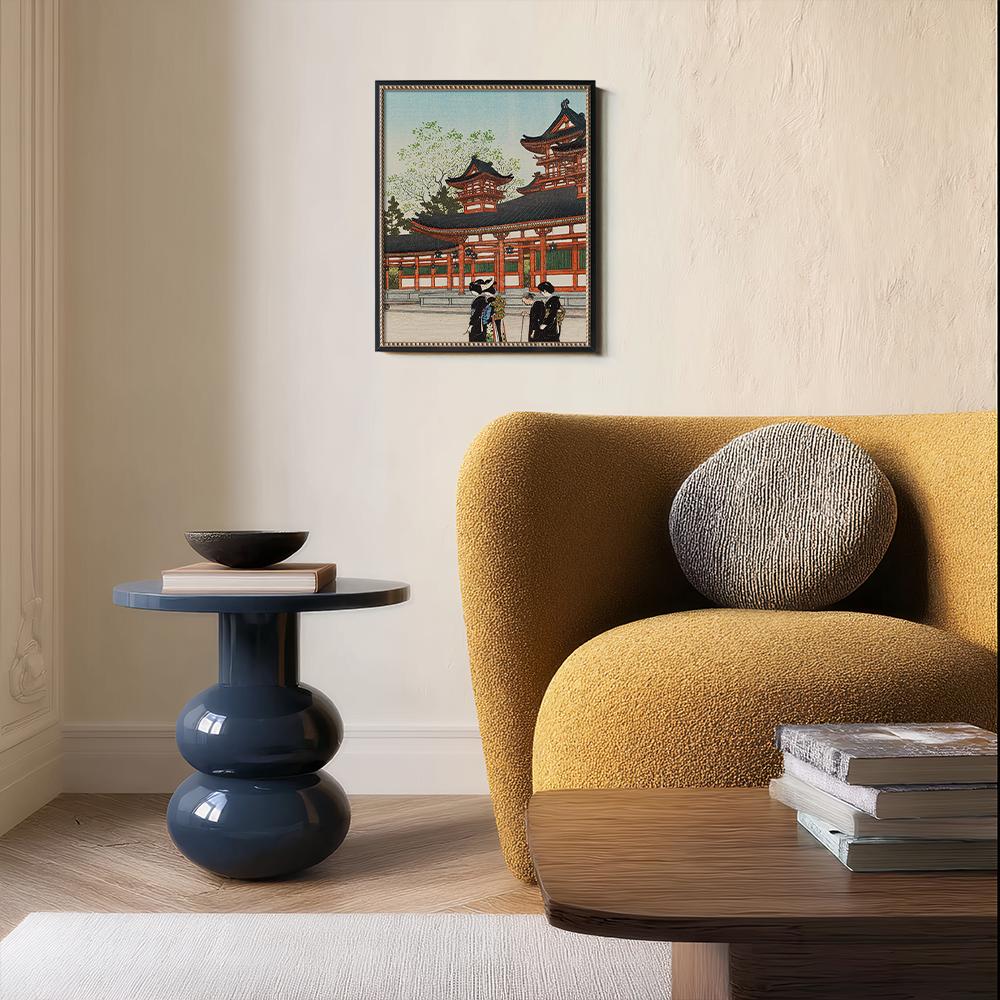 Two Women at Tōdai-ji Temple, Nara