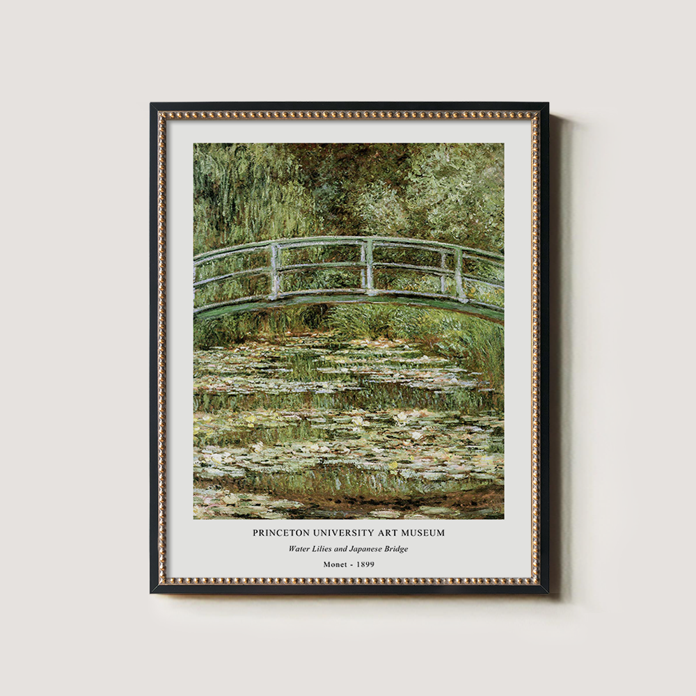 Japanese Bridge over Water Lilies Impressionist Reverie